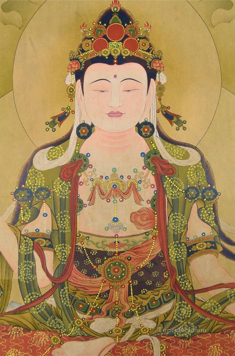 仏陀 中国仏教油絵